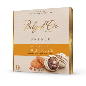 White chocolate Truffle with Biscuit filling 